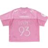 Pink Line Camo Multi Logo Football Jersey