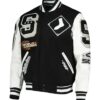 Unisex - White Sox Black And White Letterman Varsity Jacket