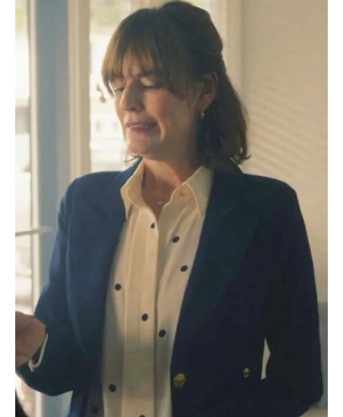 Rosemarie DeWitt Untamed 2025 Jill Bodwin Blue Blazer