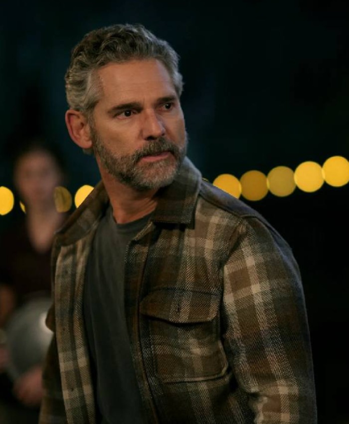 Kyle Turner TV Mini Series Untamed 2025 Eric Plaid Shirt