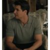 Upload Robbie Amell Grey Polo Shirt