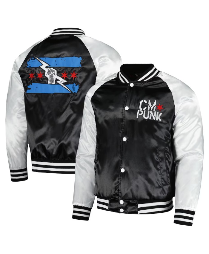 WWE CM Punk Bomber Jacket For Men