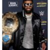 Jey Uso 2025 WrestleMania Black Jacket