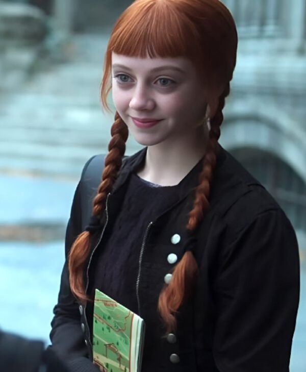 Agnes Demille TV Series Wednesday S02 Evie Templeton Black Drummer Jacket