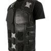 Blade Wesley Snipes Black Leather Vest