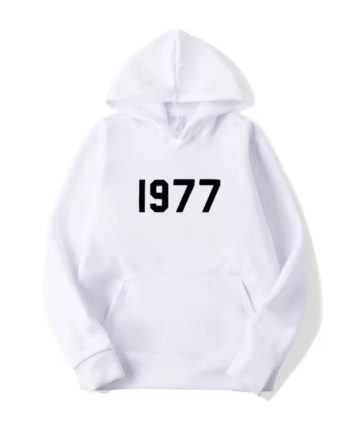 White Essentials 1977 Hoodie Buy Now