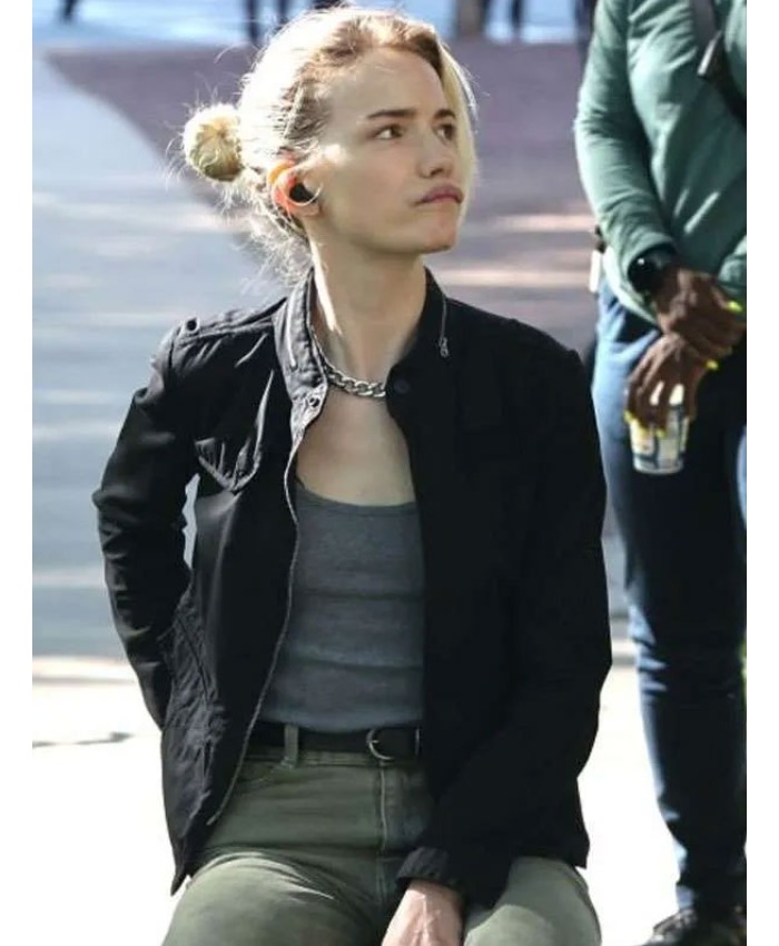 Willa Fitzgerald Relay 2025 Rosetti Black Cotton Jacket