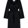 Meghan Markle TV-Series With Love Meghan S02 Black Belted Wool Coat