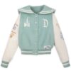Disneyland Mint Green Varsity Jacket For Womens