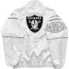 Al Davis 1994-95 Oakland Raiders White Jacket