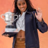 2025 French Open Coco Gauff Blue MIU MIU Jacket