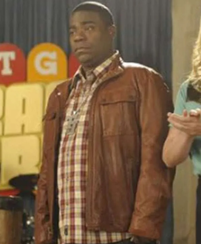 30 Rock Tracy Morgan Brown Leather Jacket