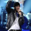 52nd Grammy Awards Eminem Black Hooded Jacket
