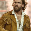 Buy AEW x NJPW Hangman Adam Page Suede Leather Fringe Jacket