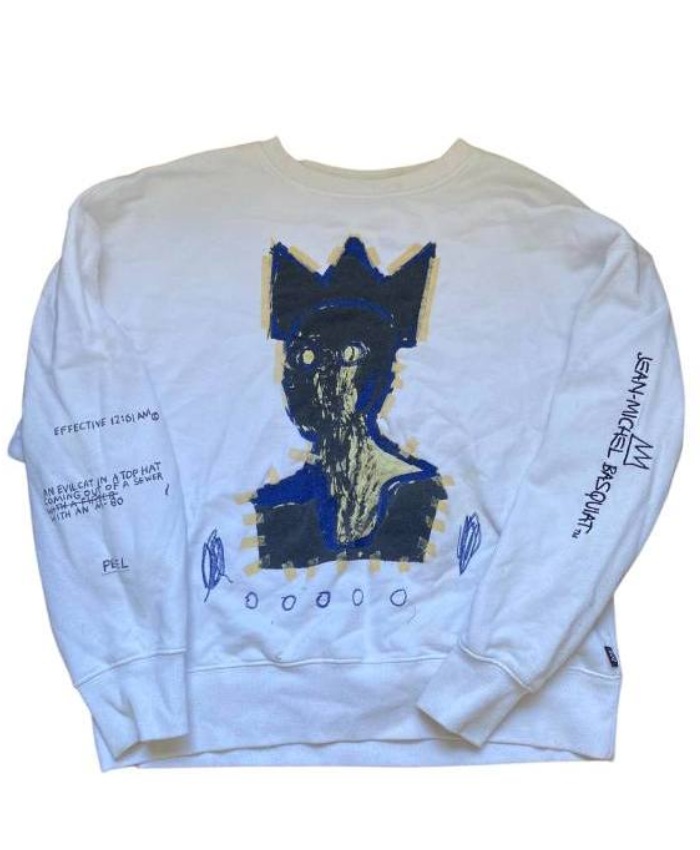 Spike Lee Access Hollywood 2025 White Printed Sweater