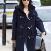 Alexa Chung Blue Wool Duffle Coat