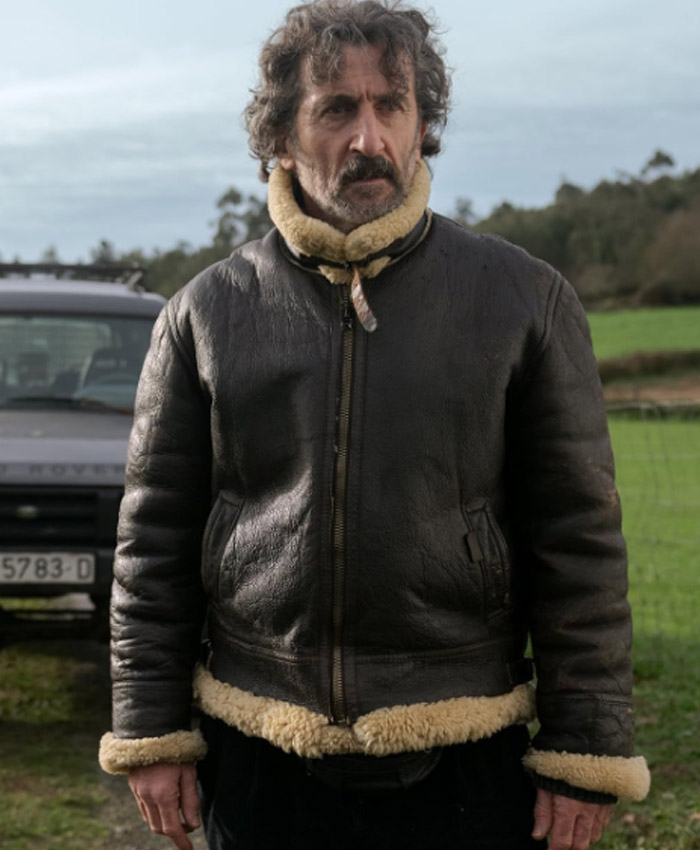 Animal Antón Shearling Leather Jacket