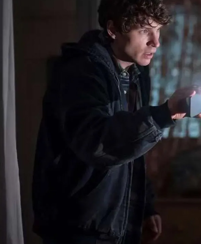 Anne Rice's The Talamasca The Secret Order Guy Anatole Black Denim Hooded Jacket