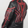 Ares Black Leather Costume Jacket