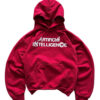 Artificial Intelligence Red Hoodie