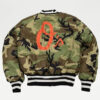 Baltimore Orioles O’s Camo Bomber Jacket