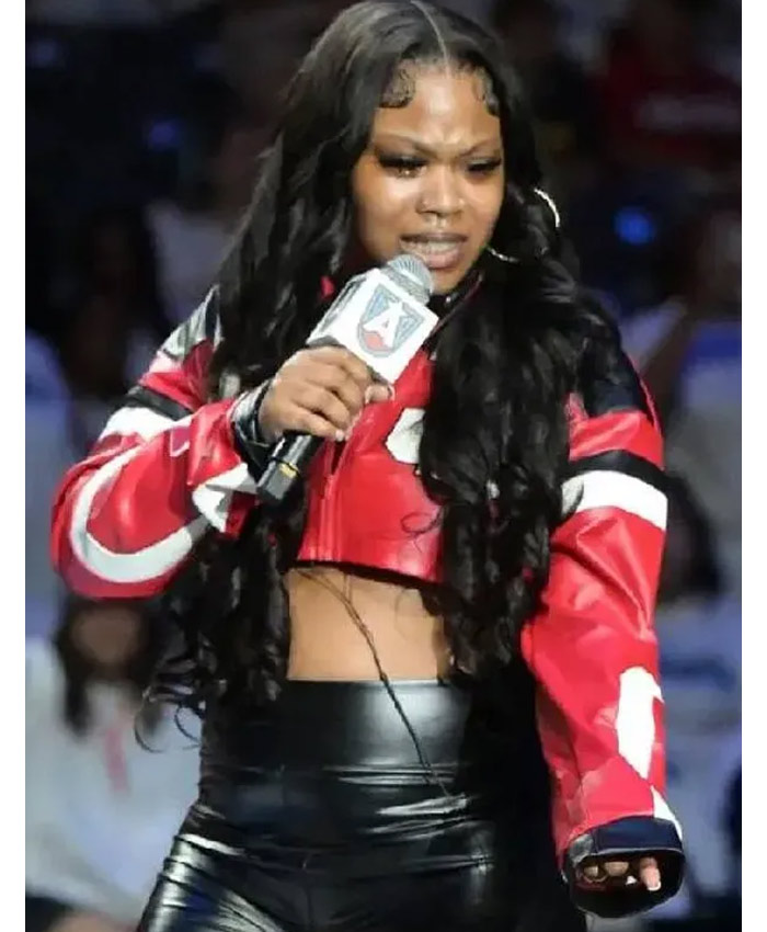 Bankroll Ni Red Leather 23 Jacket