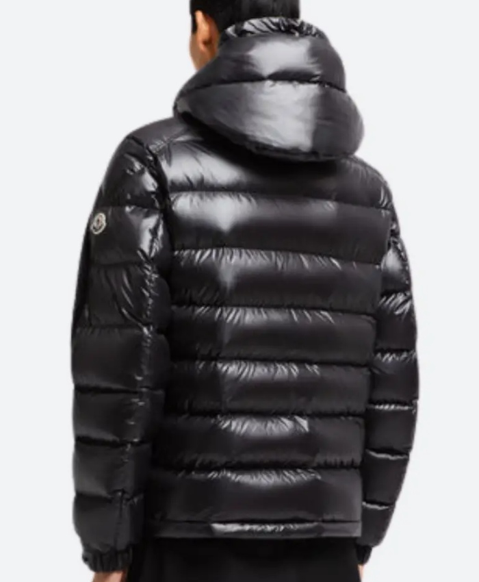 Batman Moncler Black Hooded Puffer Jacket