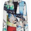 Beat Shazam S07 Corinne Foxx Graffiti Print Multicolor Blazer Buy Now
