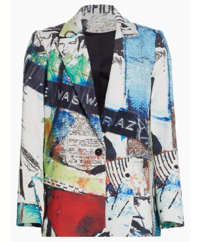 Beat Shazam S07 Corinne Foxx Graffiti Print Multicolor Blazer Buy Now
