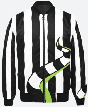 Beetlejuice and Sandworm Bomber Jacket