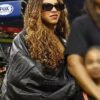 Beyoncé Super Bowl LIX Halftime Show Oversized Back Leather Jacket