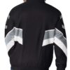 Las Vegas Raiders Captain Black Varsity Satin Jacket