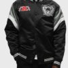 Las Vegas Raiders Heavyweight Black Satin Jacket