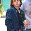 Black Rabbit Series Michael Cash Blue Bomber Jacket