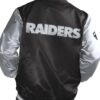 Las Vegas Raiders Black and Silver Jacket
