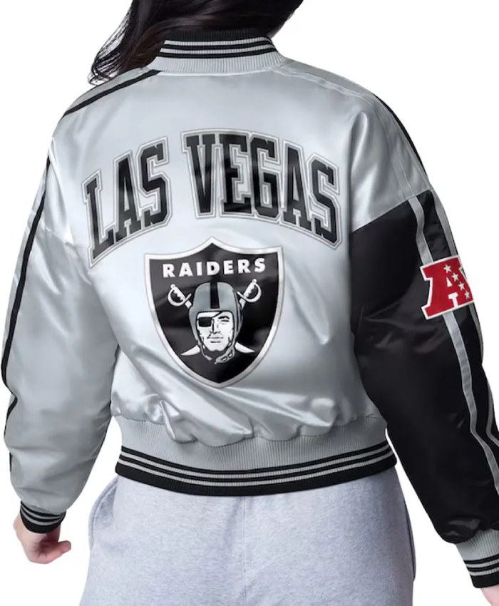 Las Vegas Raiders Zone Blitz BlackSilver Jacket
