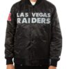 Raiders Las Vegas Back Shield Satin Jacket
