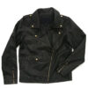 Born This Way Lady Gaga Biker Black Leather Jacket
