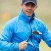British Open 2023 Golf Rory McIlroy Blue Rain Jacket