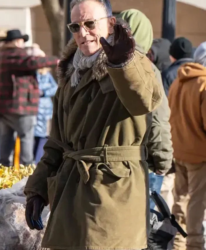 Bruce Springsteen Deliver Me from Nowhere Green Hooded Coat