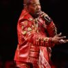 Busta Rhymes Video Music Awards 2025 Red Leather Jacket