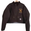 Carhartt X NY Yankees Crop Brown Jacket