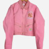 Carhartt X NY Yankees Pink Crop Jacket