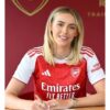 Chloe Kelly Arsenal FC Red and White Jersey