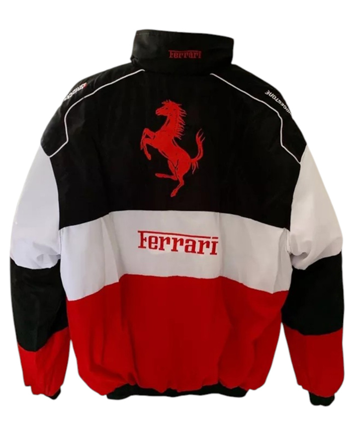 Cotton Formula 1 Ferrari Racing Jacket for Men and Women