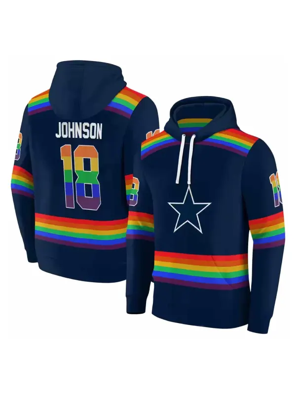 Cowboys Rainbow Hoodie