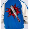 Anime Series Dandadan 2025 Seiko Ayase Blue Varsity Jacket For Unisex