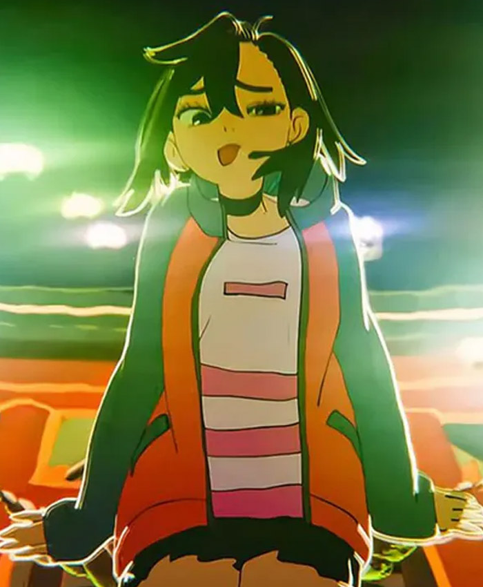 Shop Dandadan Momo Ayase Red Jacket