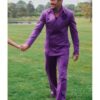 25th Anniversary Celebration David Beckham Purple Suit