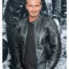 David Beckham Quilted Leather Jacket